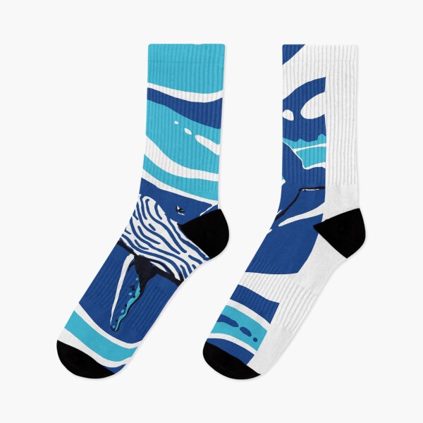 Item preview, The whale and the blue of the waves designed and sold by ArtOfClem.