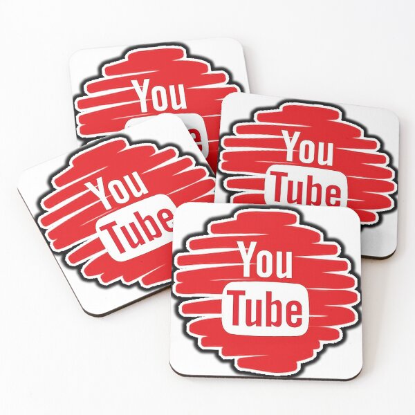 Item preview, awesome YouTube logo art design designed and sold by Premium-Cart.