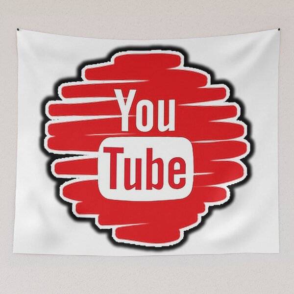 Item preview, awesome YouTube logo art design designed and sold by Premium-Cart.