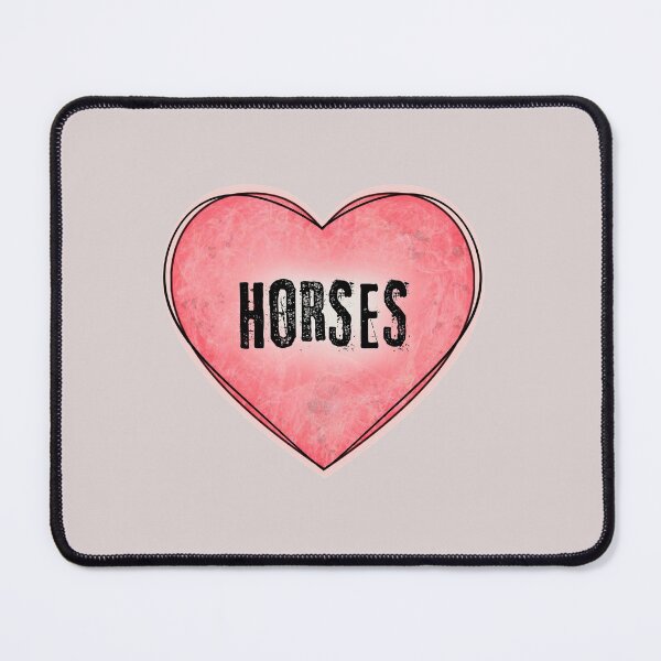 Item preview, Love Horse | Heart Vintage Pink Coral | Gift For Horse Lovers designed and sold by JooArtPrints ★★★★★.