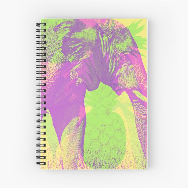 Item preview, ELEFANT - ANIMAL ART - ART - COLLAGE - PINEAPPLE - COLORFUL designed and sold by Tropical Blood.
