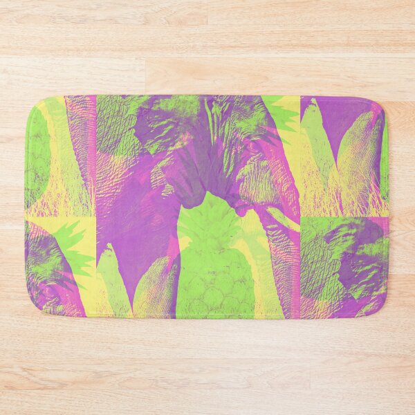 Item preview, ELEFANT - ANIMAL ART - ART - COLLAGE - PINEAPPLE - COLORFUL designed and sold by Tropical Blood.