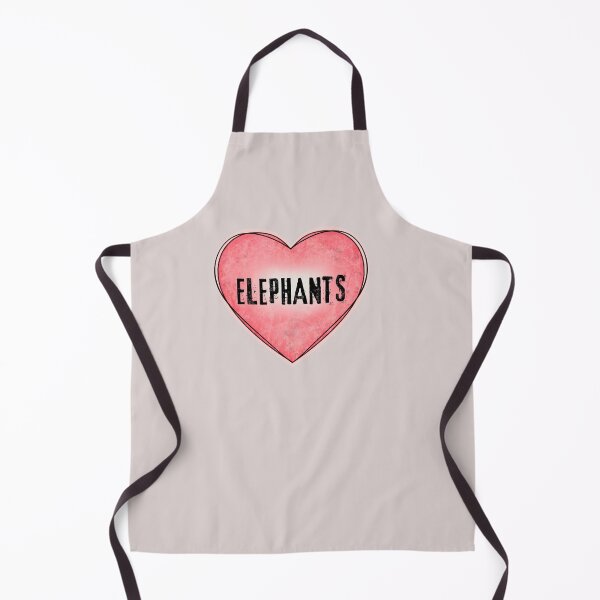 Item preview, Love Elephants | Heart Vintage Pink Coral | Gift For Elephant Lovers designed and sold by JooArtPrints ★★★★★.