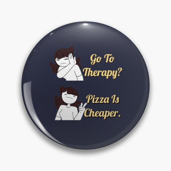 Item preview, Jaiden Animations  Go to Therapy? Pizza is Cheaper designed and sold by IKERAS.