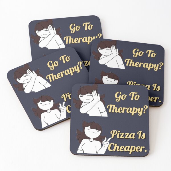 Item preview, Jaiden Animations  Go to Therapy? Pizza is Cheaper designed and sold by IKERAS.