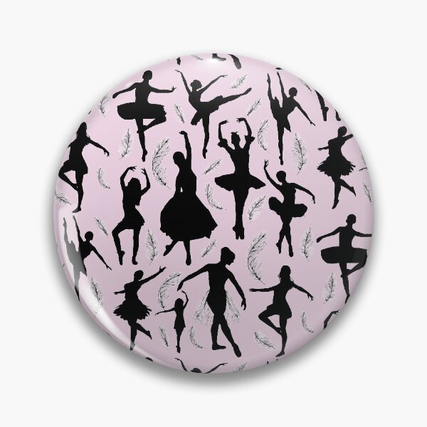 Item preview, Abstract Silhouette Cute Pattern of a Ballerina Dancing Forms - Ballet Dance Lover designed and sold by By Roqia.