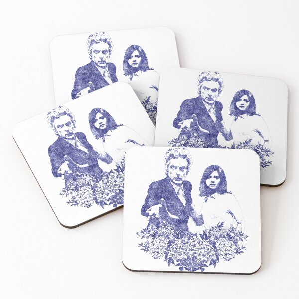 Item preview, Blue ballpoint "The Twelfth Doctor & Clara" designed and sold by Anachronizzm.