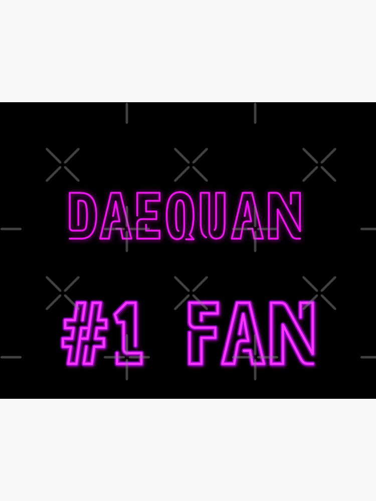 Thumbnail 2 of 2, Art Board Print, Daequan #1 fan designed and sold by 2Girls1Shirt.