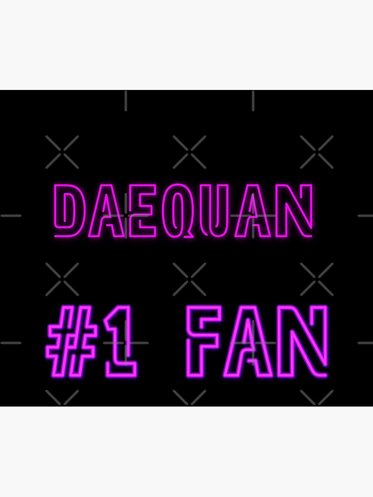 Thumbnail 3 of 3, Tapestry, Daequan #1 fan designed and sold by 2Girls1Shirt.