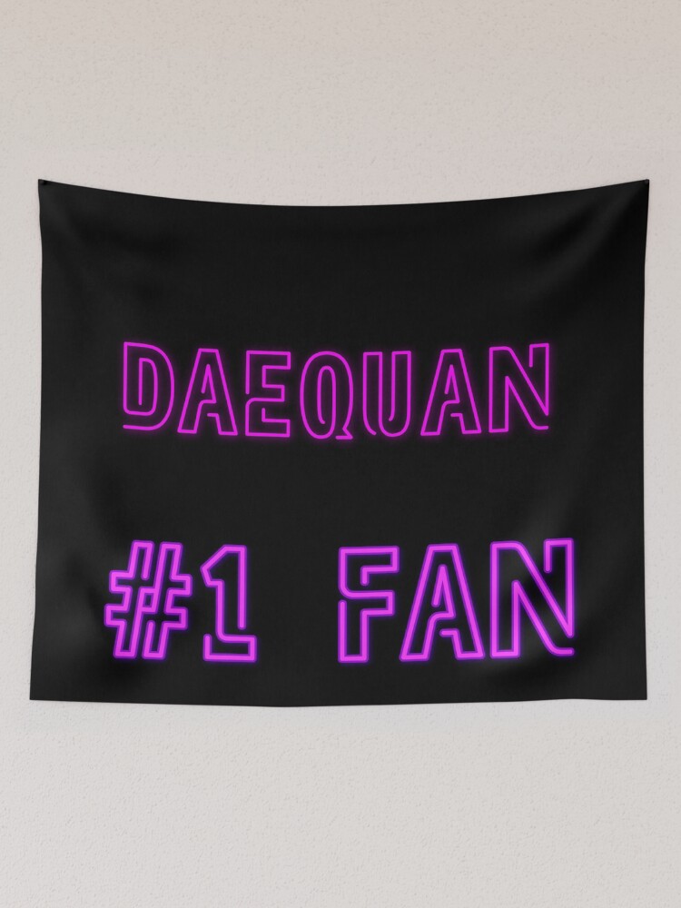 Thumbnail 2 of 3, Tapestry, Daequan #1 fan designed and sold by 2Girls1Shirt.