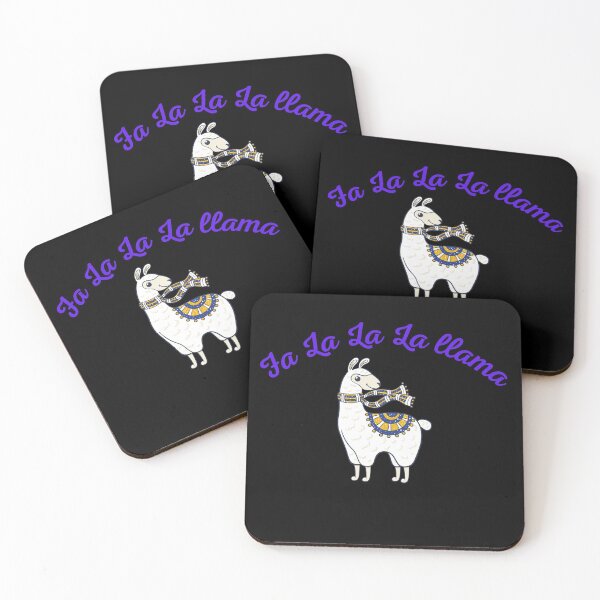 Item preview, Fa La La La Llama Christmas Lights Snowflakes designed and sold by dzairshirts.