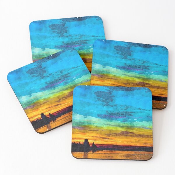 Item preview, Sunset on the Danube River designed and sold by Earth-Magic.