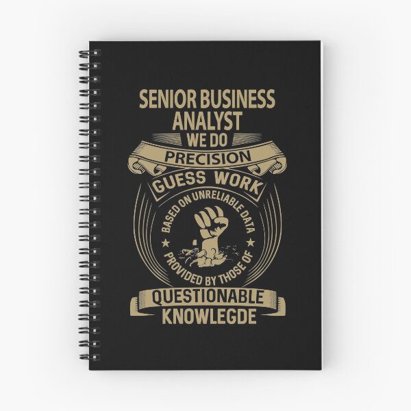 Aperçu de l'œuvre T-shirt Senior Business Analyst - T-shirt We Do Precision Job Gift Item créée et vendue par natalinedk.