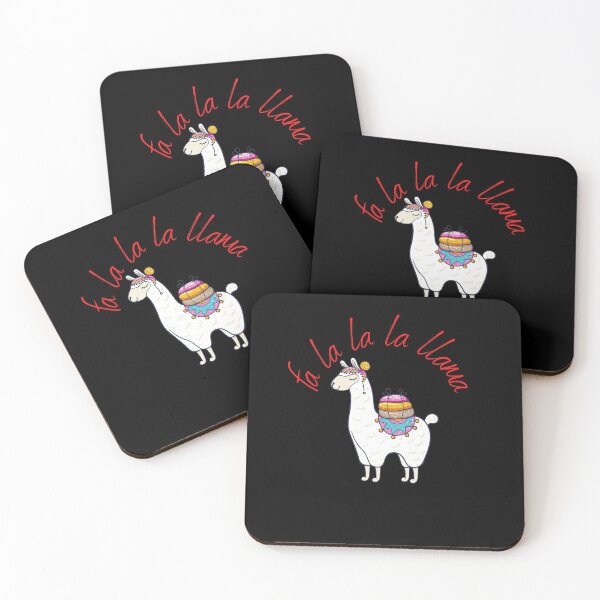 Item preview, Fa La La La Llama Christmas Lights Snowflakes designed and sold by dzairshirts.
