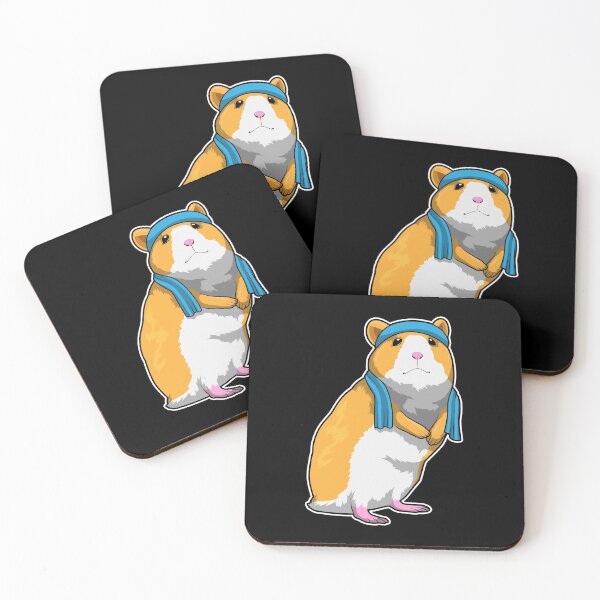 Item preview, Hamster at Fitness with Towel designed and sold by Snabdesign84.