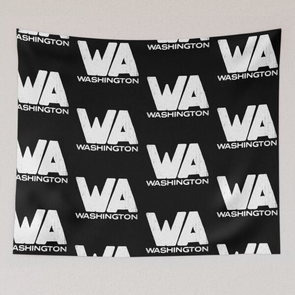 Item preview, WA Washington Vintage State Typography designed and sold by Creatively Torn.
