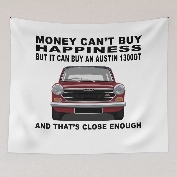 Item preview, Austin 1300GT ADO16 Damask Red Art Illustration designed and sold by Hamilton illustrations.