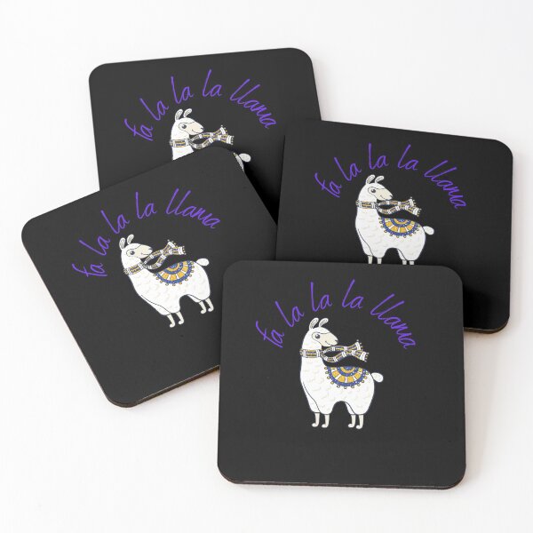 Item preview, Fa La La La Llama Christmas Lights Snowflakes designed and sold by dzairshirts.