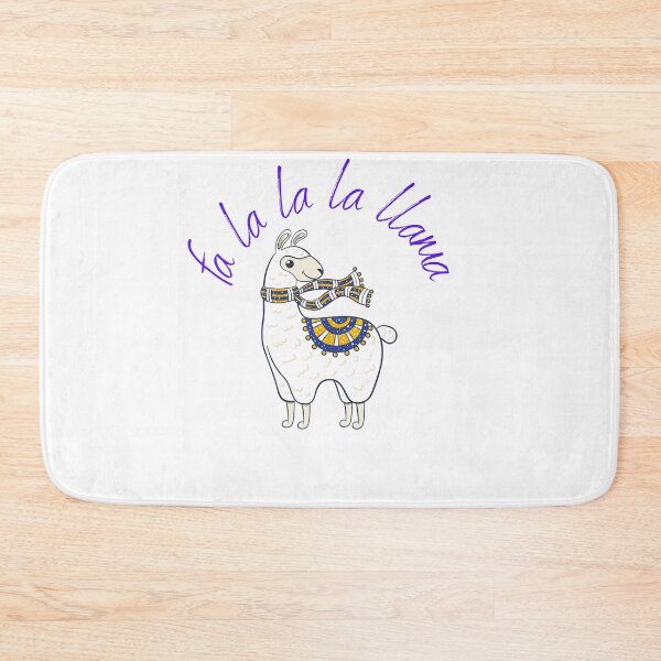 Item preview, Fa La La La Llama Christmas Lights Snowflakes designed and sold by dzairshirts.
