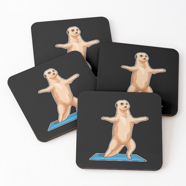 Item preview, Meerkat at Fitness Stretching exercise designed and sold by Snabdesign84.
