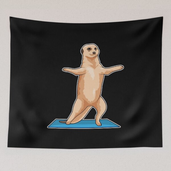 Item preview, Meerkat Yoga Fitness Gymnastics designed and sold by Snabdesign84.