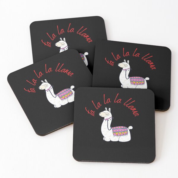 Item preview, Fa La La La Llama Christmas Lights Snowflakes designed and sold by dzairshirts.
