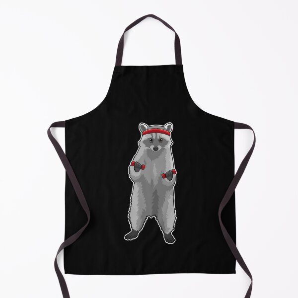 Item preview, Raccoon Bodybuilder Dumbbells Bodybuilding designed and sold by Snabdesign84.
