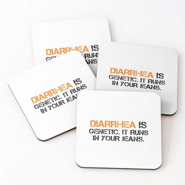 Item preview, diarrhea is genetic. it runs in your jeans  designed and sold by medbouk1.