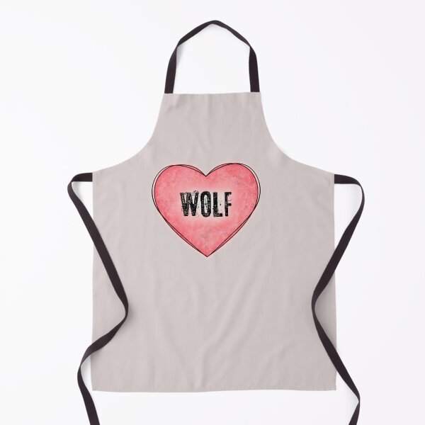 Item preview, Love Wolf  | Heart Vintage Pink Coral | Gift For Wolf Lovers designed and sold by JooArtPrints  ★★★★★.