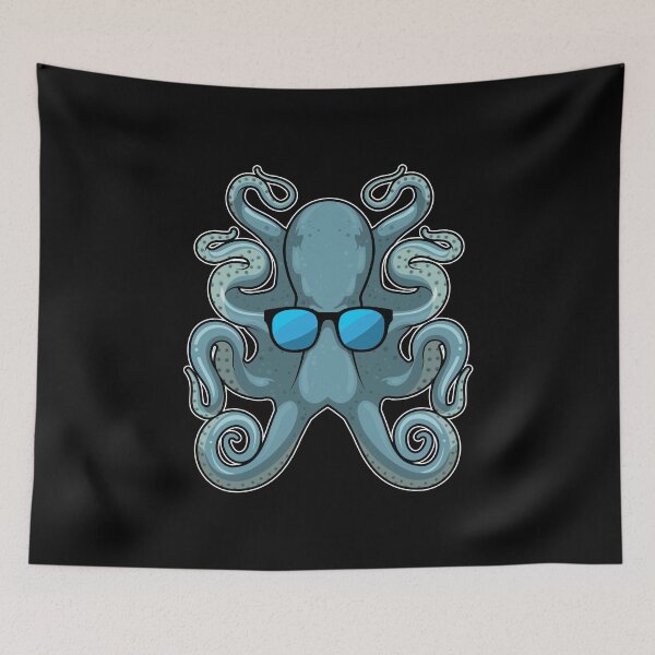 Item preview, Octopus with Sunglasses designed and sold by Snabdesign84.