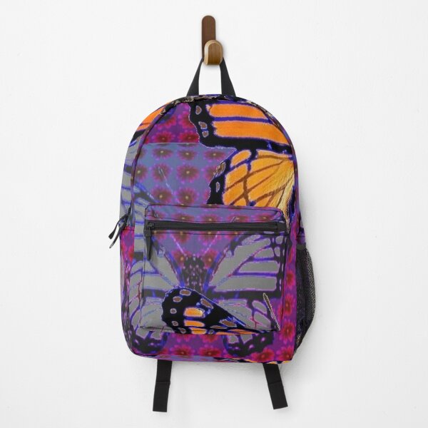 Item preview, MONARCH BUTTERFLIES DESIGN PURPLE-GRAY PATTERN ART designed and sold by sharlesart.