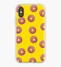Pink donut iPhone Case
