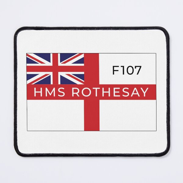 Item preview, HMS Rothesay On British White Ensign - F107 - British Navy Type 12M Rothesay Class Frigate designed and sold by Stuart Jones.