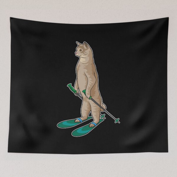 Item preview, Cat Skier Ski designed and sold by Snabdesign84.
