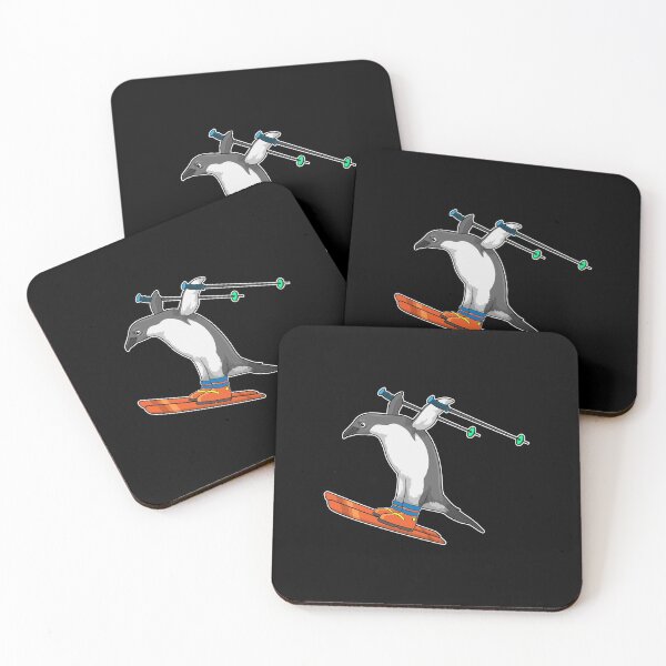 Item preview, Penguin as Ski jumper with Ski designed and sold by Snabdesign84.