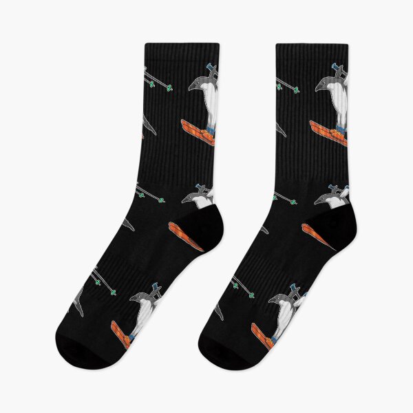 Item preview, Penguin as Ski jumper with Ski designed and sold by Snabdesign84.