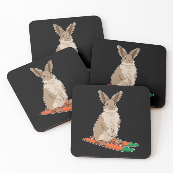 Item preview, Rabbit as Skier with Ski designed and sold by Snabdesign84.