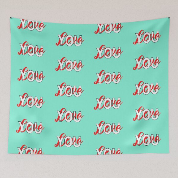 Item preview, Love You Pattern (Red) designed and sold by MCS-Desings.