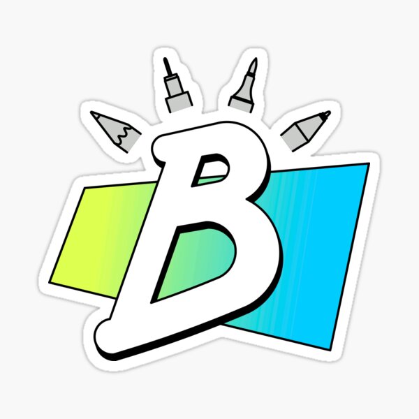 Sketchbook B (Logo) Sticker