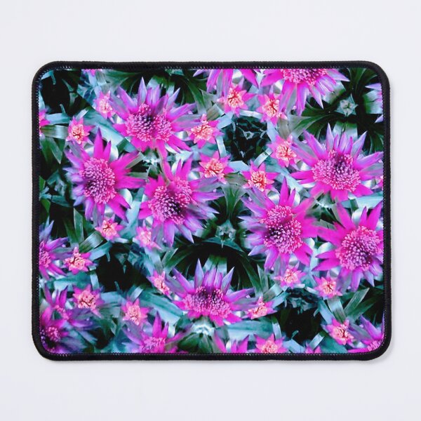 Item preview, flower kaleidoscope (111) - fuschia bromeliads designed and sold by expl-rations.