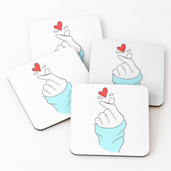 Item preview, K-drama finger love symbol designed and sold by Clumsy Prints.