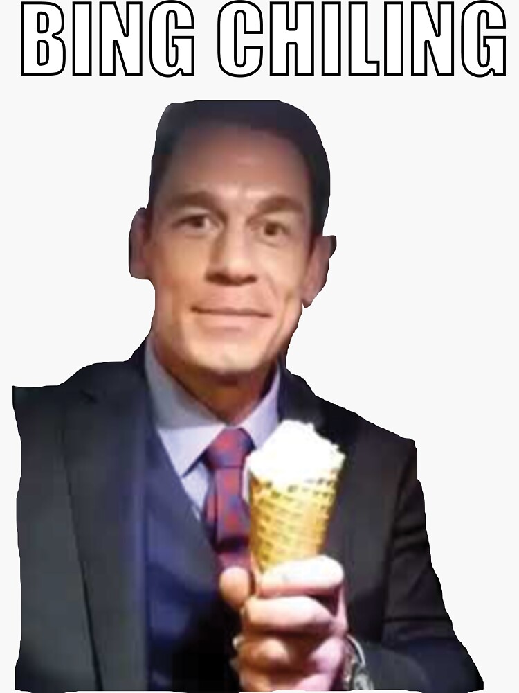 "John Xina bing chiling " Sticker for Sale by YKatire Redbubble