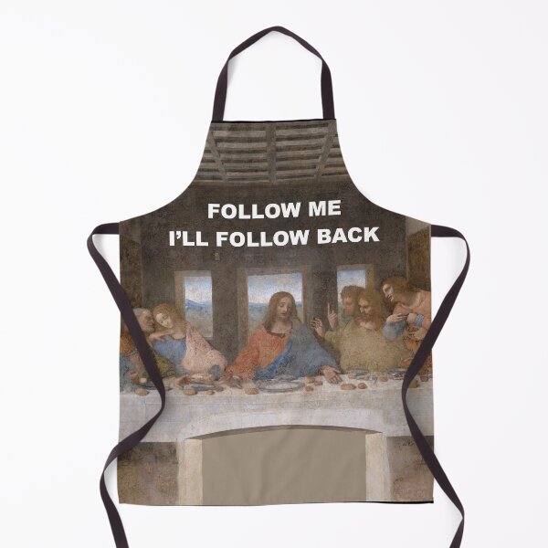 Item preview, Follow me, I'll follow back, Leonardo da Vinci - The last supper designed and sold by NotableCase.