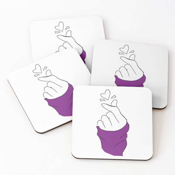 Item preview, K-drama finger love symbol designed and sold by Clumsy Prints.