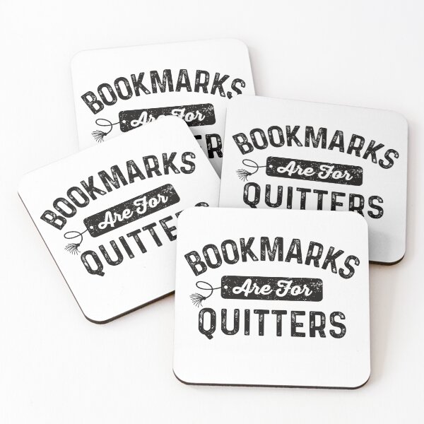 Item preview, Bookmarks Are For Quitters designed and sold by AdventureTee.
