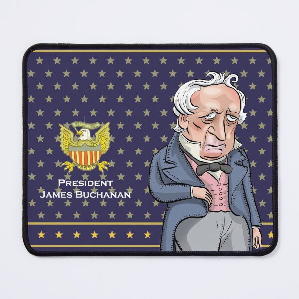 Artikel-Vorschau von Präsident James Buchanan, designt und verkauft von MacKaycartoons.