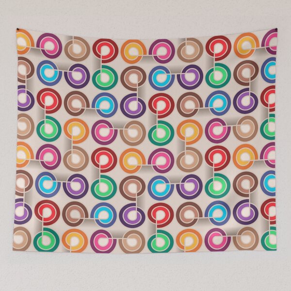 Item preview, Colorful half circles designed and sold by NoahDea.