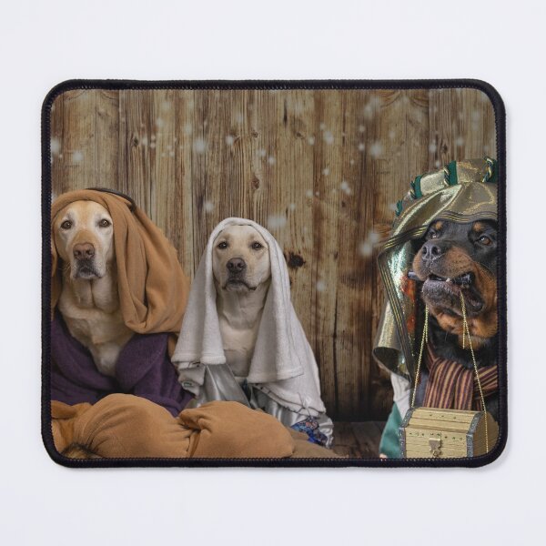 Item preview, Mary and Joseph dog's nativity designed and sold by Jacqueline Gori.