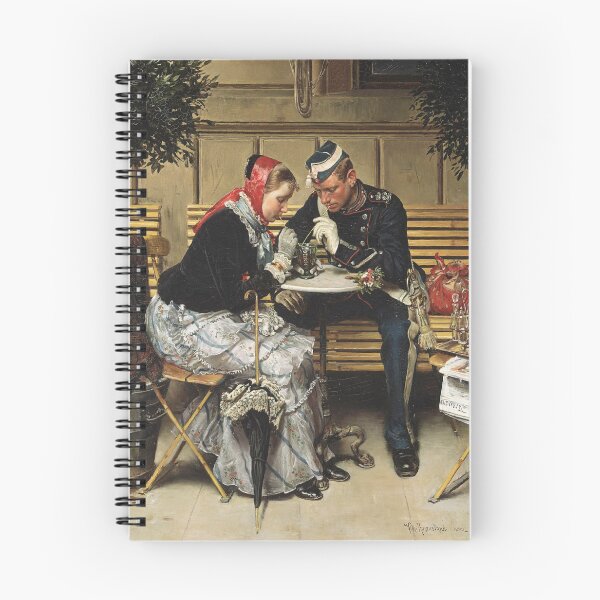 Item preview, Outside the Café A Porta, Copenhagen - Vilhelm Rosenstand designed and sold by brushandframes.