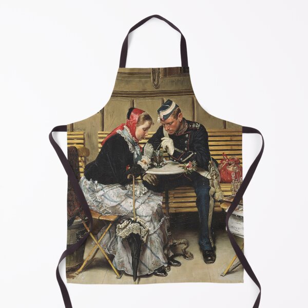 Item preview, Outside the Café A Porta, Copenhagen - Vilhelm Rosenstand designed and sold by brushandframes.